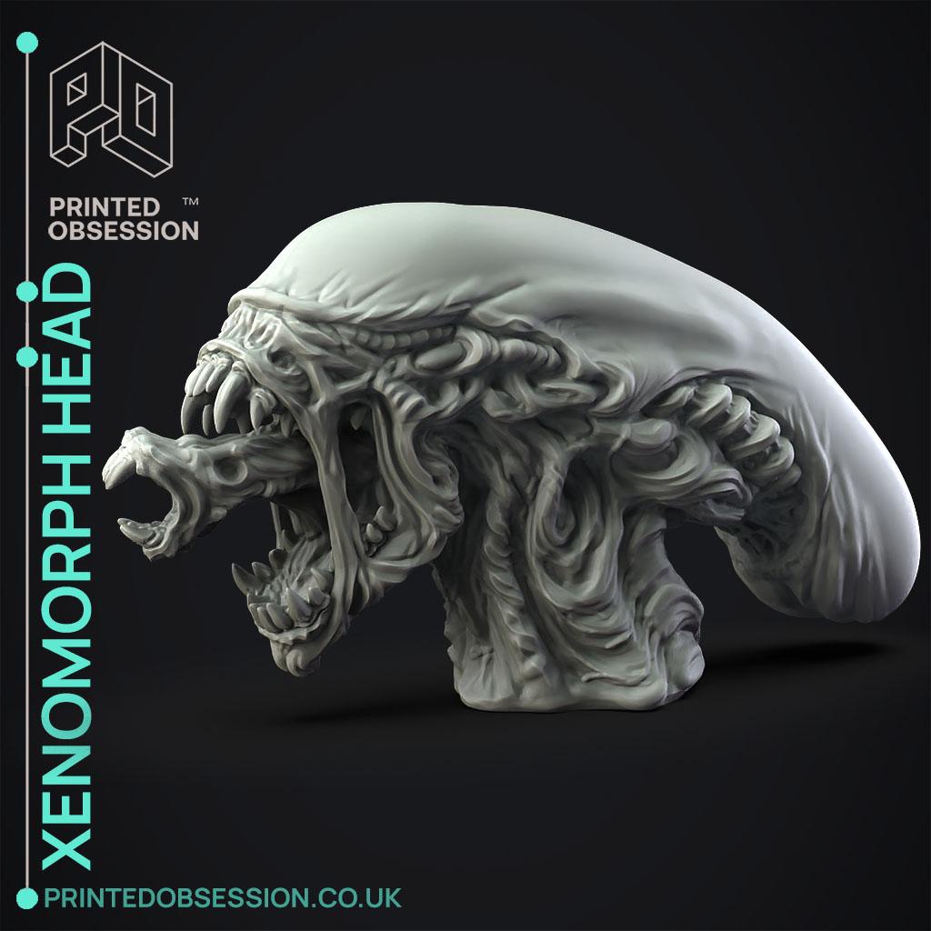 Xenomorph Head - Fan Art - Decoration 3d model