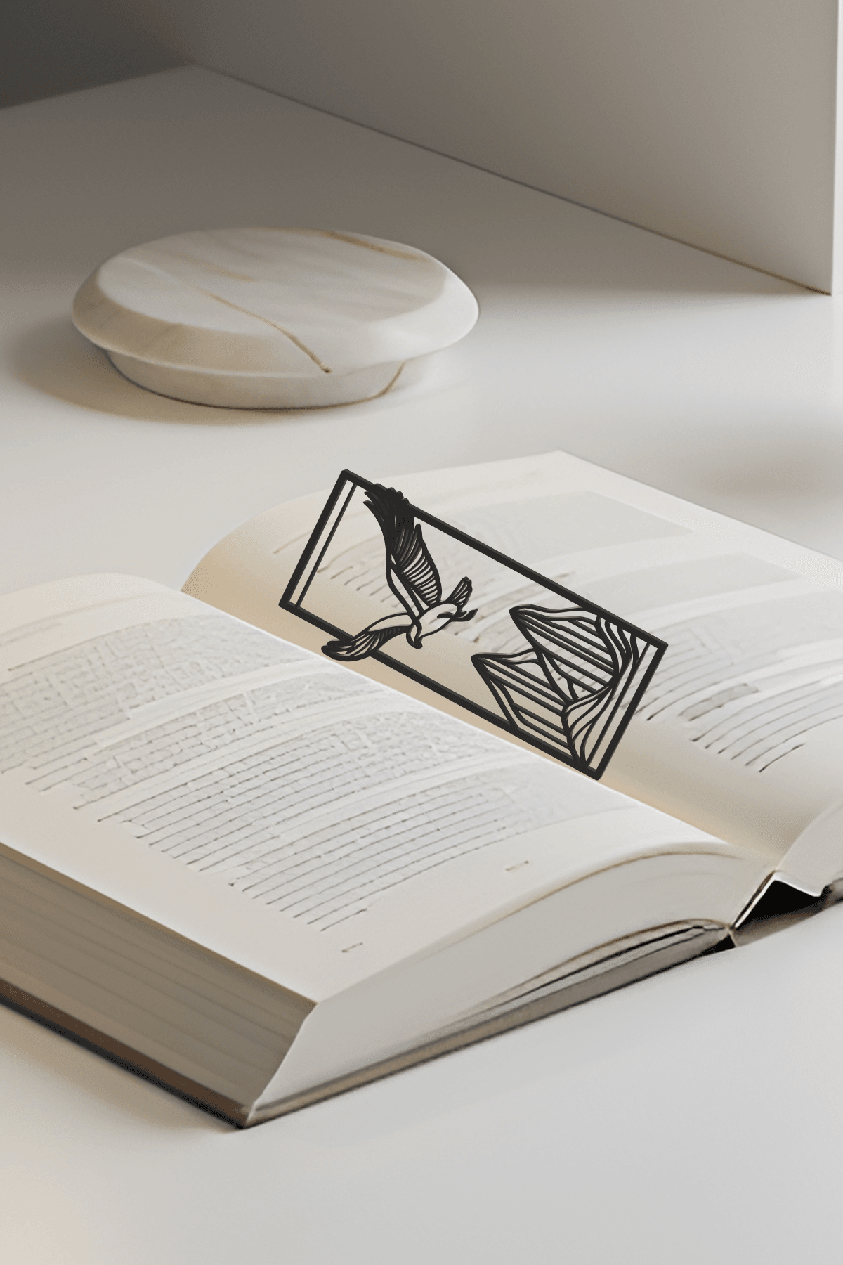 Eagle Bookmark, Gift Idea 3d model