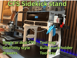 CREALITY CFS SIDEKICK - Dual CFS roll-out stand 3d model