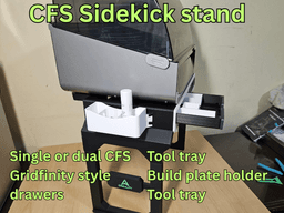 CREALITY CFS SIDEKICK - Dual CFS roll-out stand 3d model