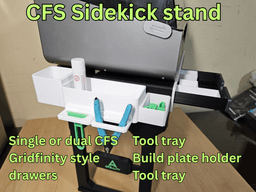 CREALITY CFS SIDEKICK - Dual CFS roll-out stand 3d model