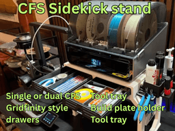 CREALITY CFS SIDEKICK - Dual CFS roll-out stand 3d model