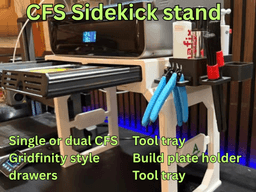 CREALITY CFS SIDEKICK - Dual CFS roll-out stand 3d model