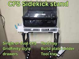 CREALITY CFS SIDEKICK - Dual CFS roll-out stand 3d model