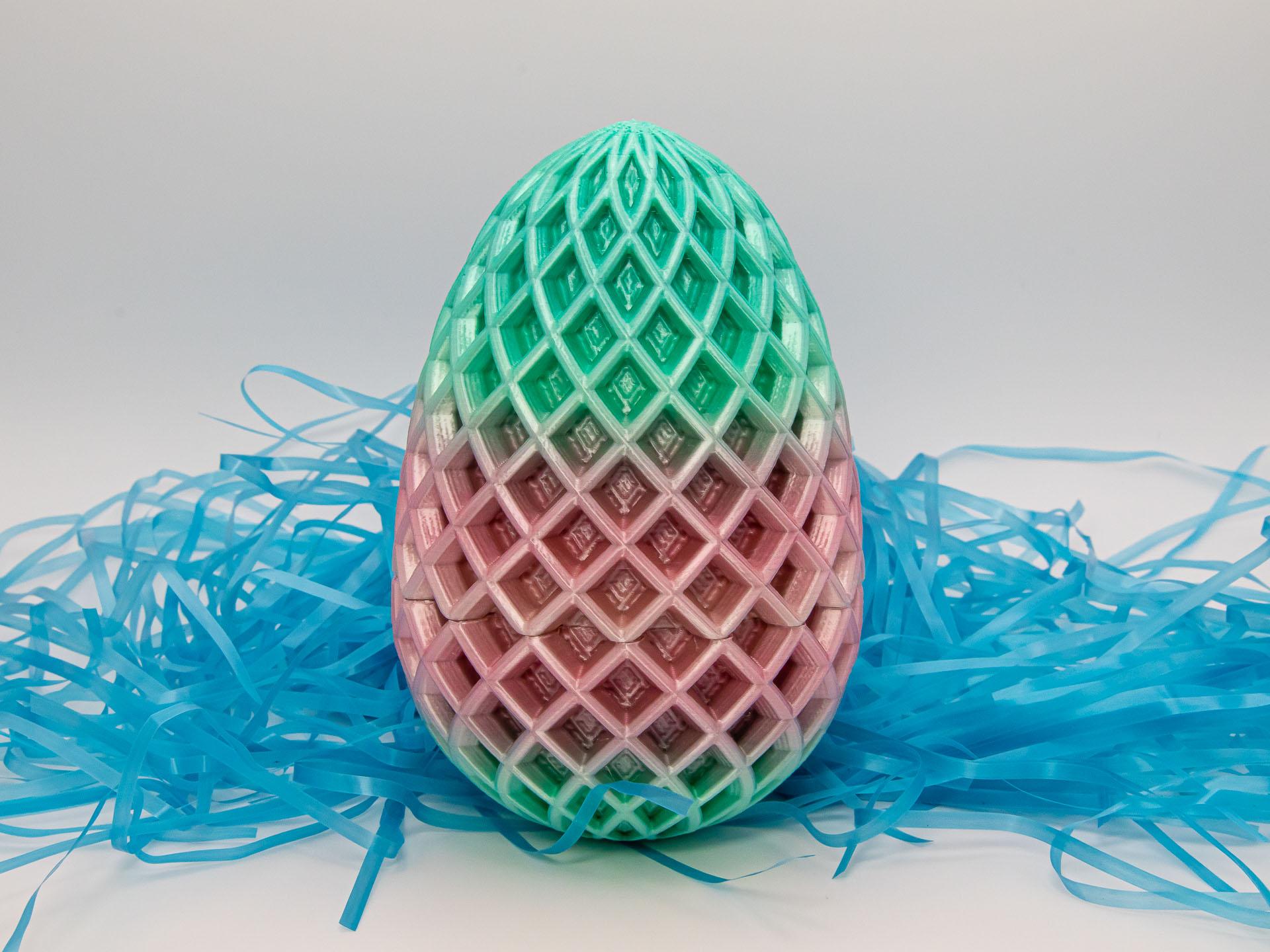 Super Fine Lattice Easter Egg 3d model