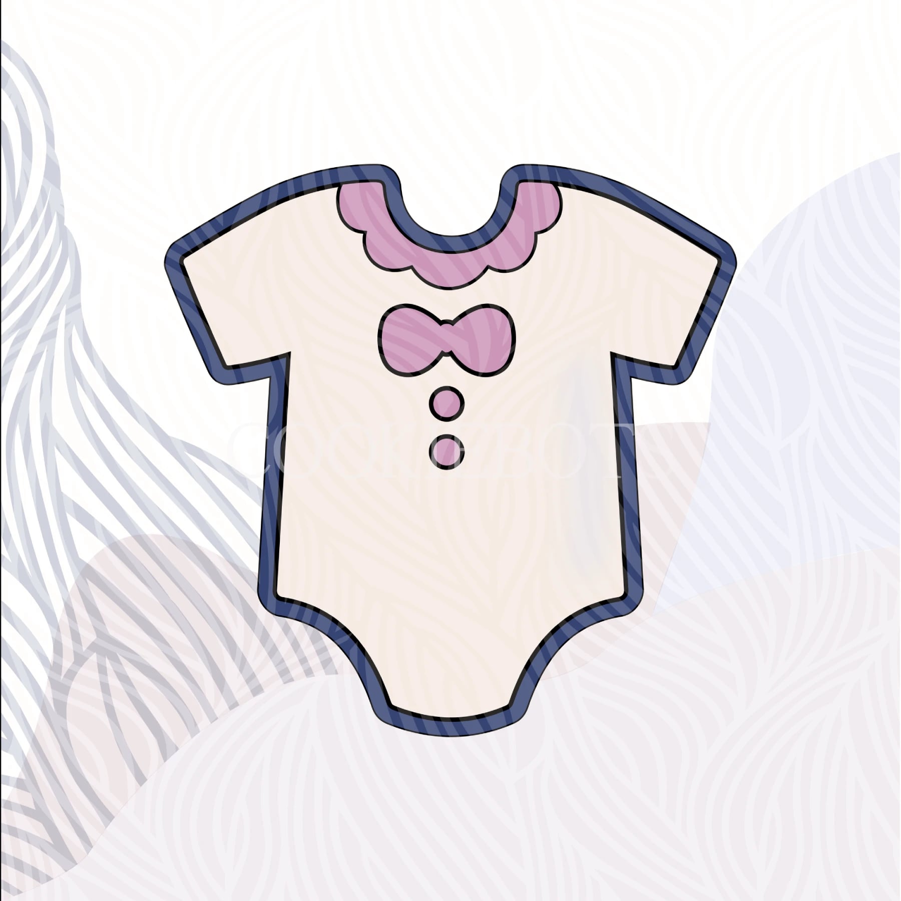 Mono de bebe / Baby onesie STL 3d model