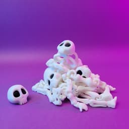 ClinkerBone - Halloween flexi skeleton 3d model