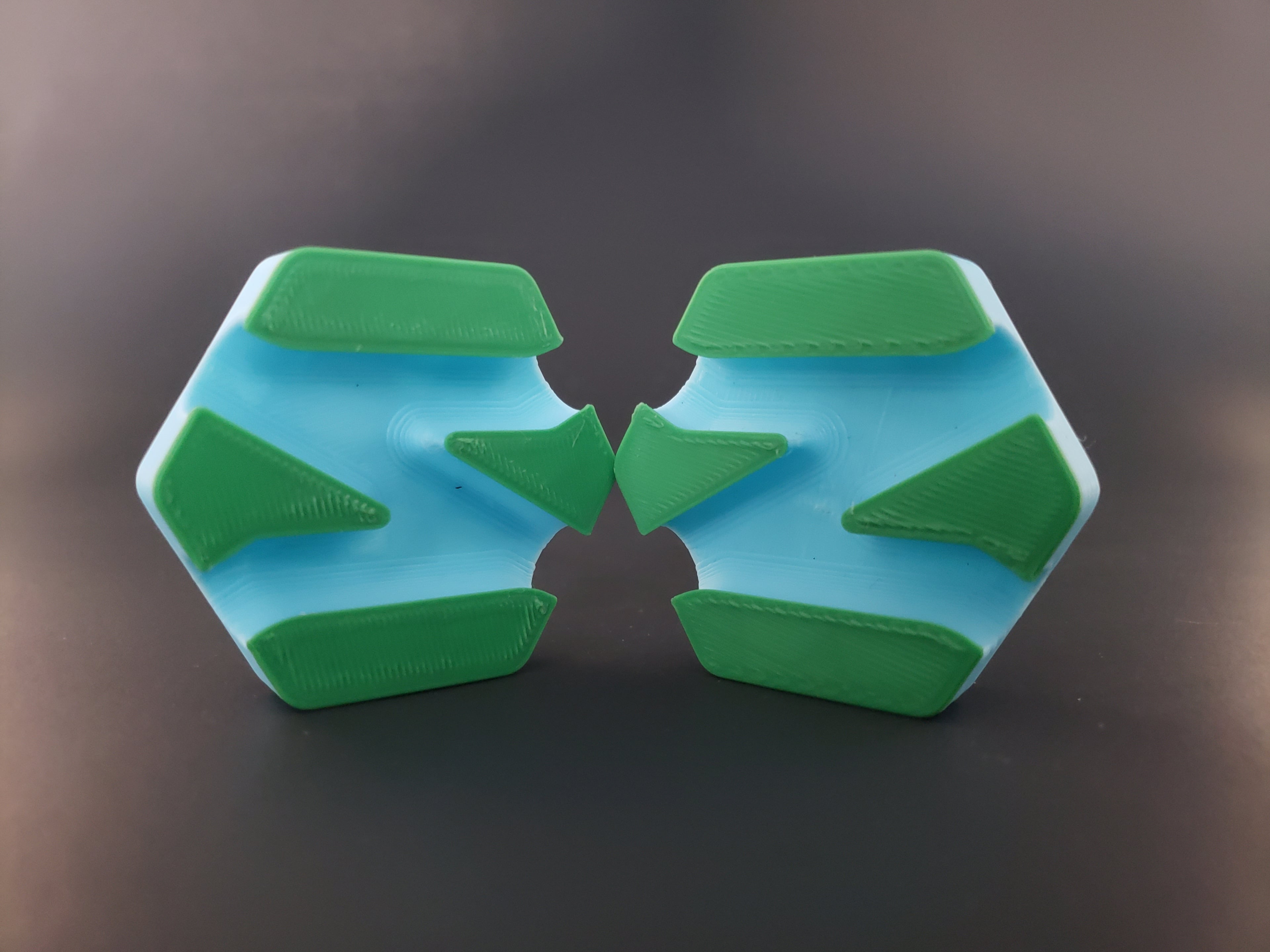 Hextraction S and Z Fixed Tiles 3d model