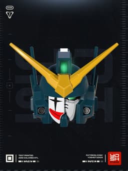 Mecha Heavyarms Helmet 3D Printer STL file 3d model