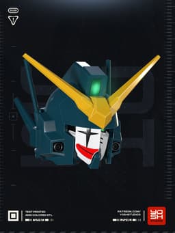 Mecha Heavyarms Helmet 3D Printer STL file 3d model