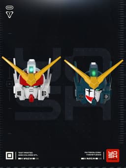 Mecha Heavyarms Helmet 3D Printer STL file 3d model