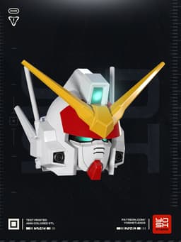 Mecha Heavyarms Helmet 3D Printer STL file 3d model