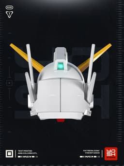 Mecha Heavyarms Helmet 3D Printer STL file 3d model