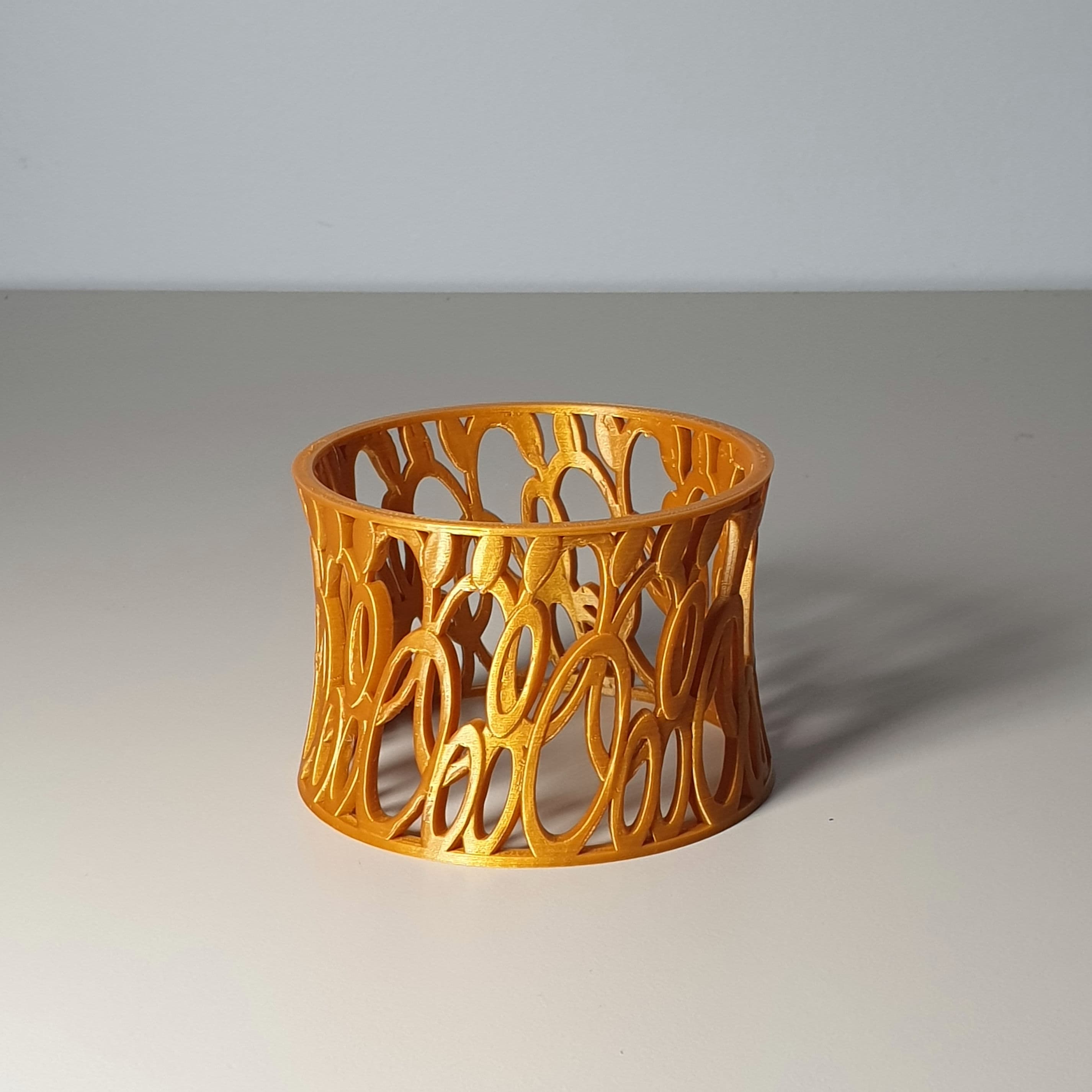 Circles Bracelet 1 Easy Print 3d model