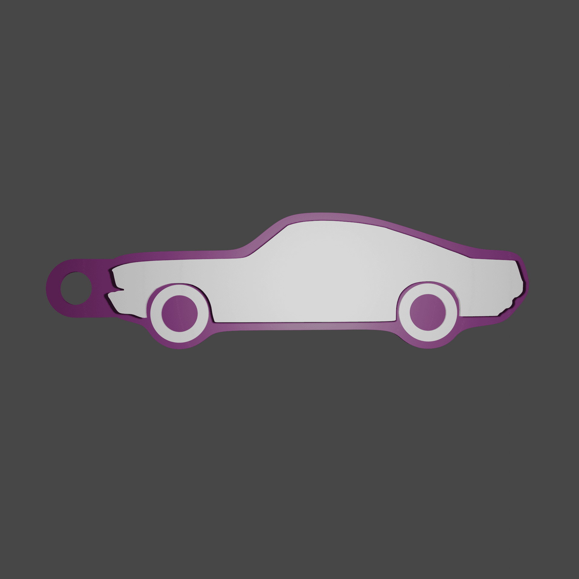 Ford Mustang (1960s) Keychain 3d model