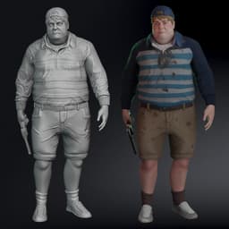 Eddie Dombrowski From Silent Hill 2 Remake / The Glutonny Demon 3d model