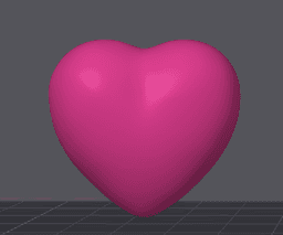 Puffy Heart 3d model