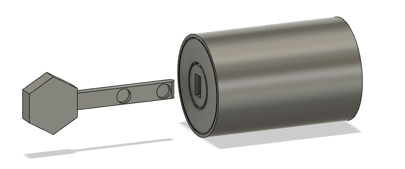 Dimple Lock 3d model