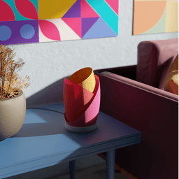 Multicolor Table Lamp 3d model