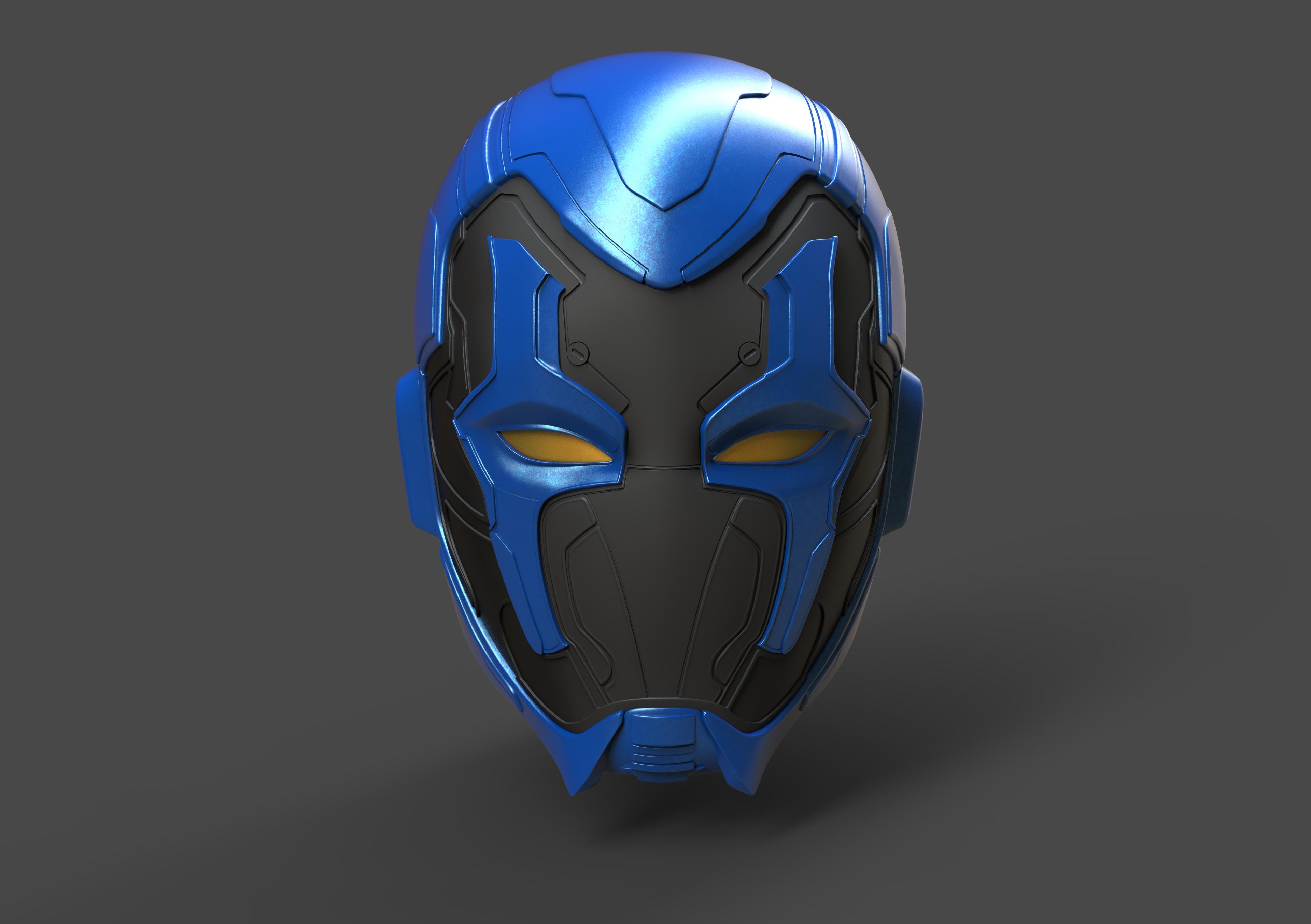 Blue Beetle Helmet 3d model