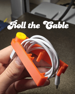 Cable Holder โ Click, Lock & Organize in Style! 3d model