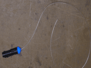 UV Resin curing fiber optic flashlight wand  3d model