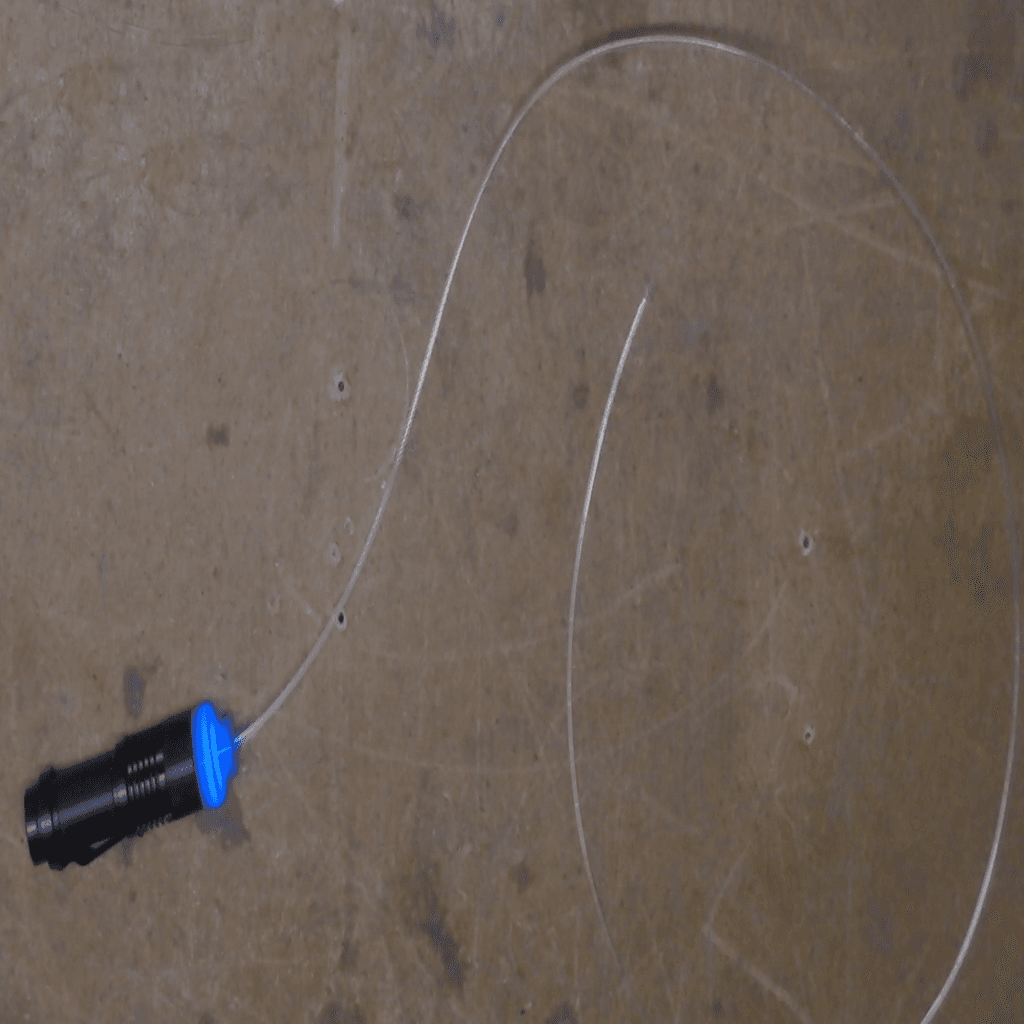 UV Resin curing fiber optic flashlight wand  3d model