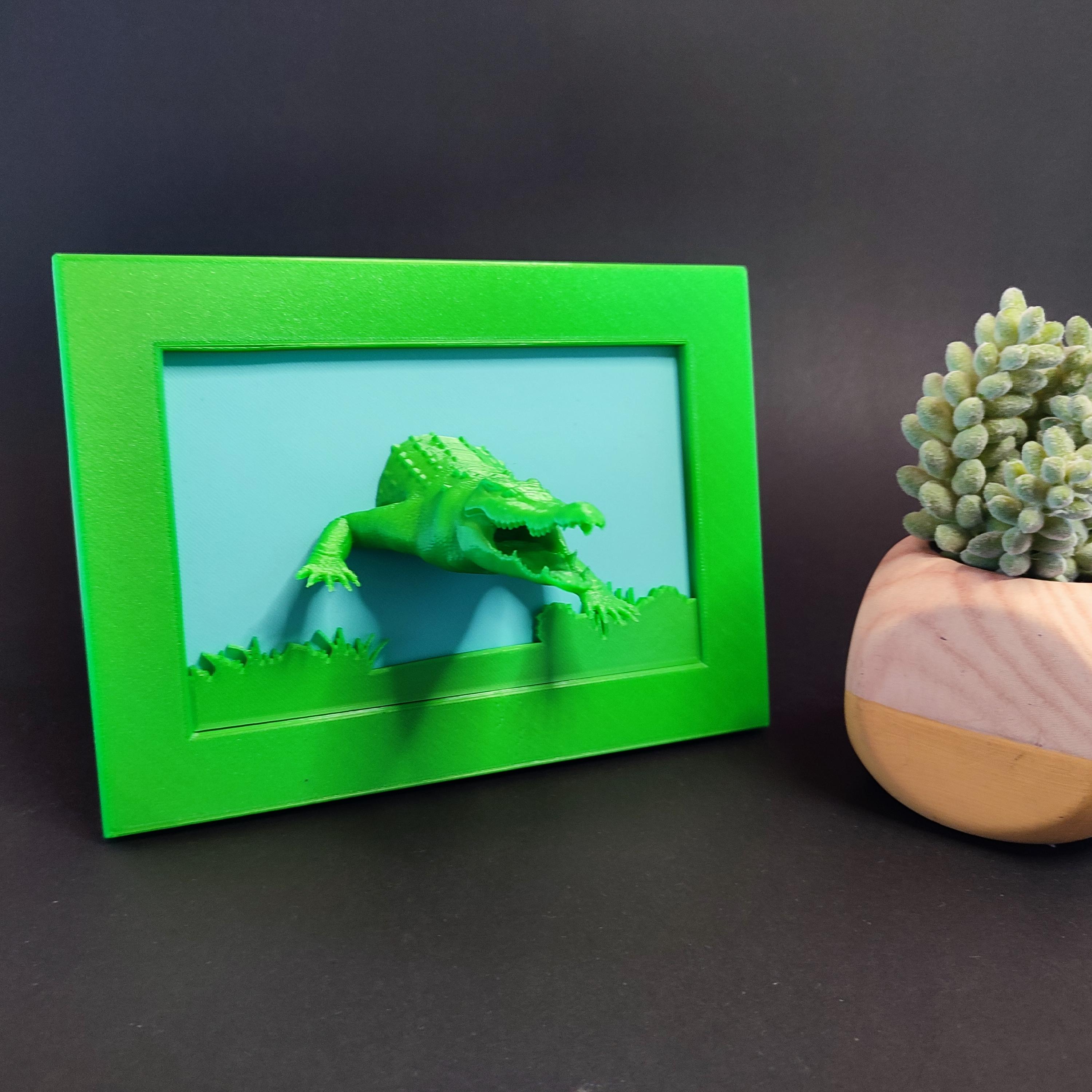 Crocodile Frame 3d model
