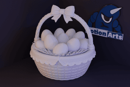 CESTA DE OVOS DE PASCOA.stl 3d model