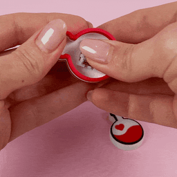 Love Potion Clickers! Clicky Toy San Valentine Keychain 3d model