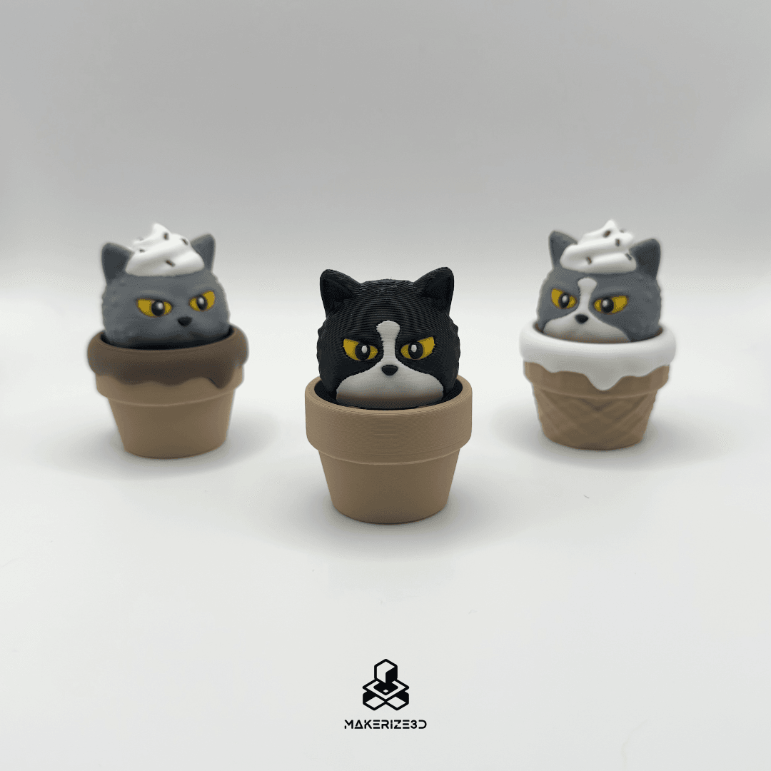 Ice Cream Buddies Clickers 3d model