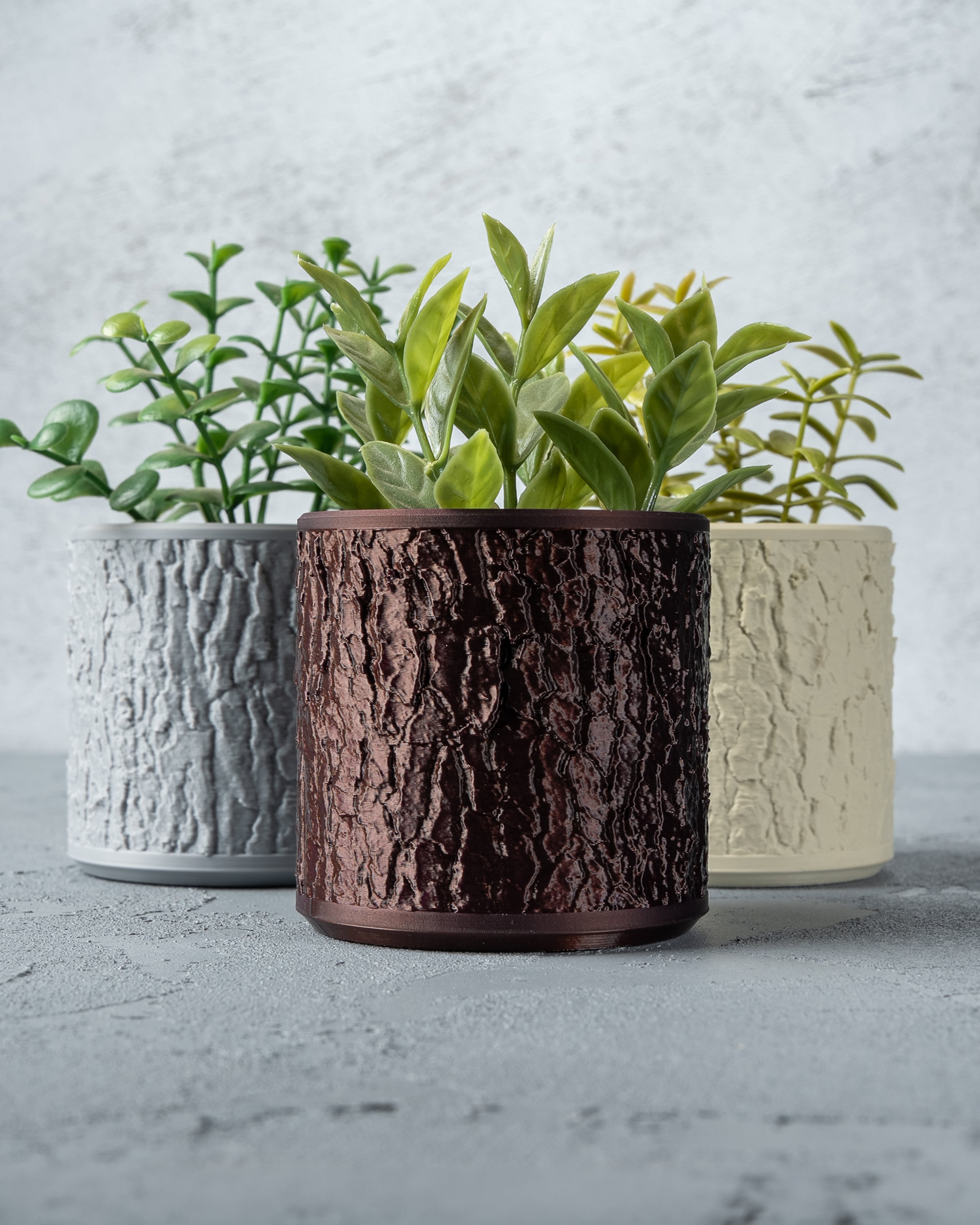 Tree Bark Planter 3d model