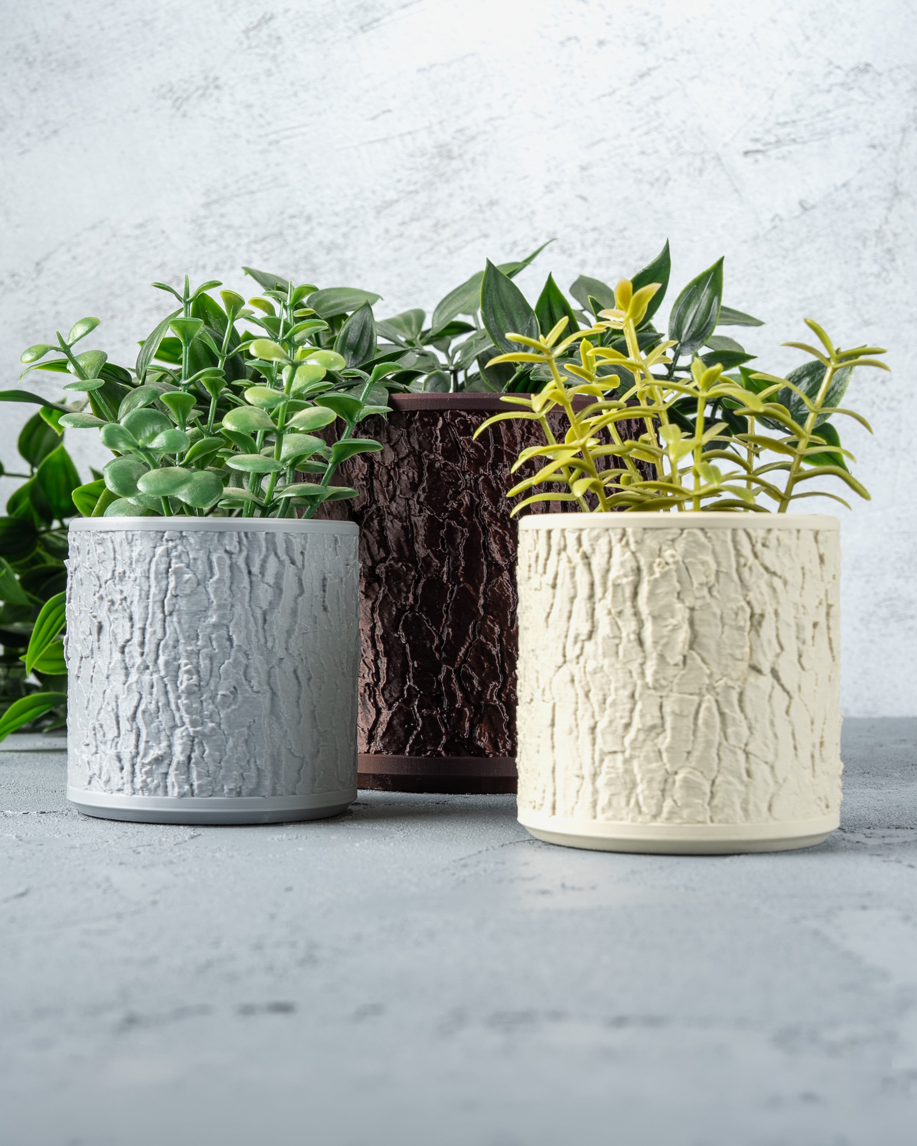 Tree Bark Planter 3d model