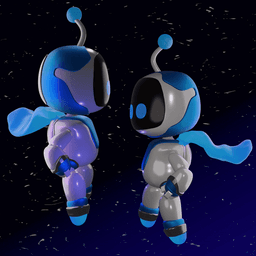 Astro from Astro Bot / Astro's PlayRoom ( 3MF Multicolor Files For AMS included ) | Play Station 5 3d model