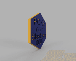 Blastoise Pokemon PokeCoin STL 3d model