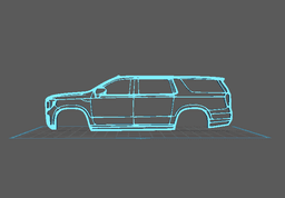 Cadillac - Escalade Wall Art 3d model