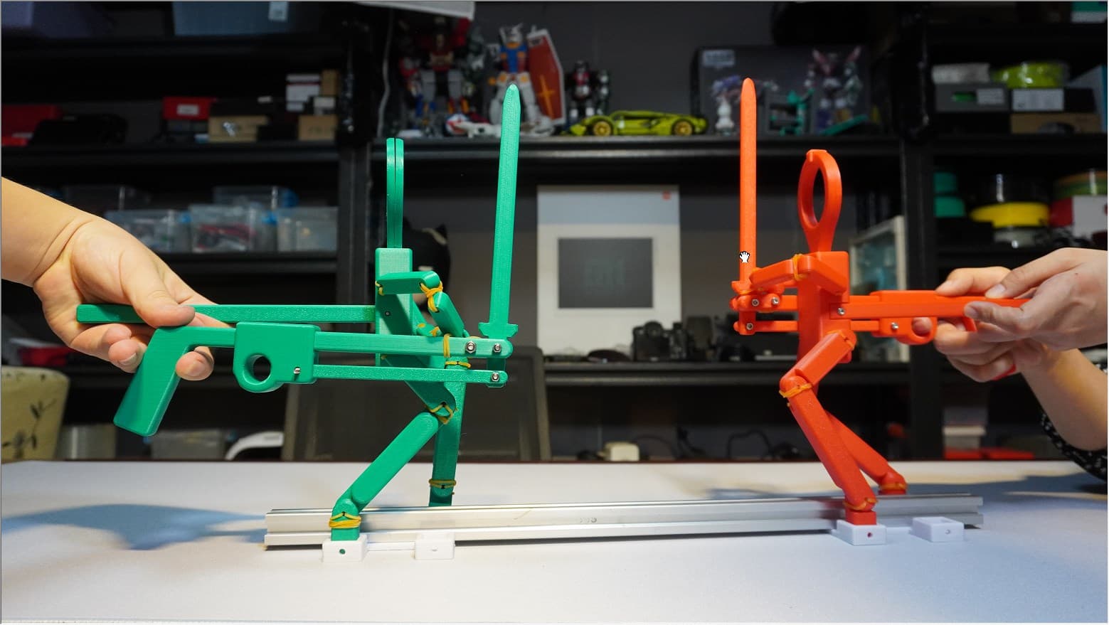 battle stickman 3d model
