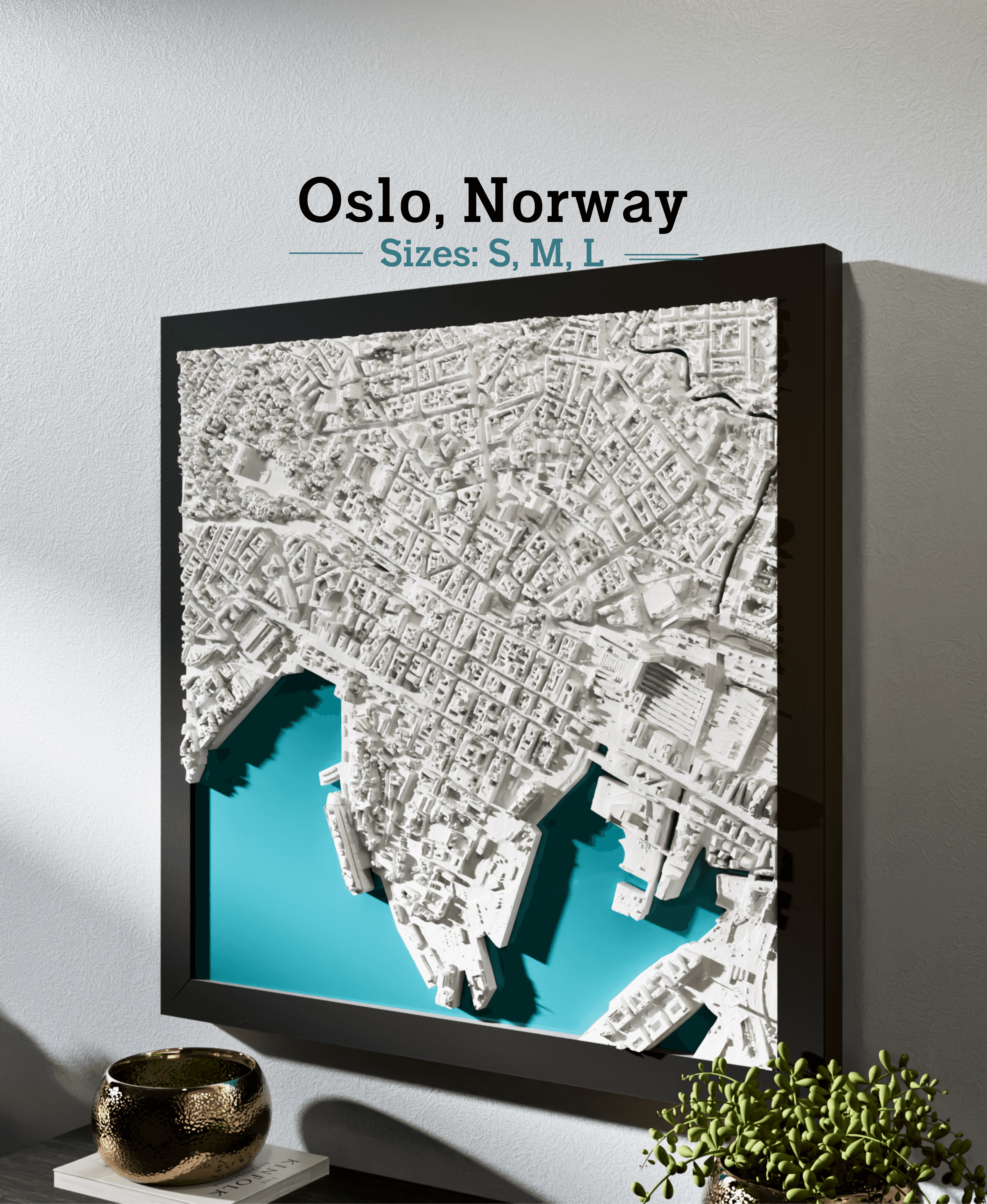 Oslo, Norway - S, M, L, & XL 3d model
