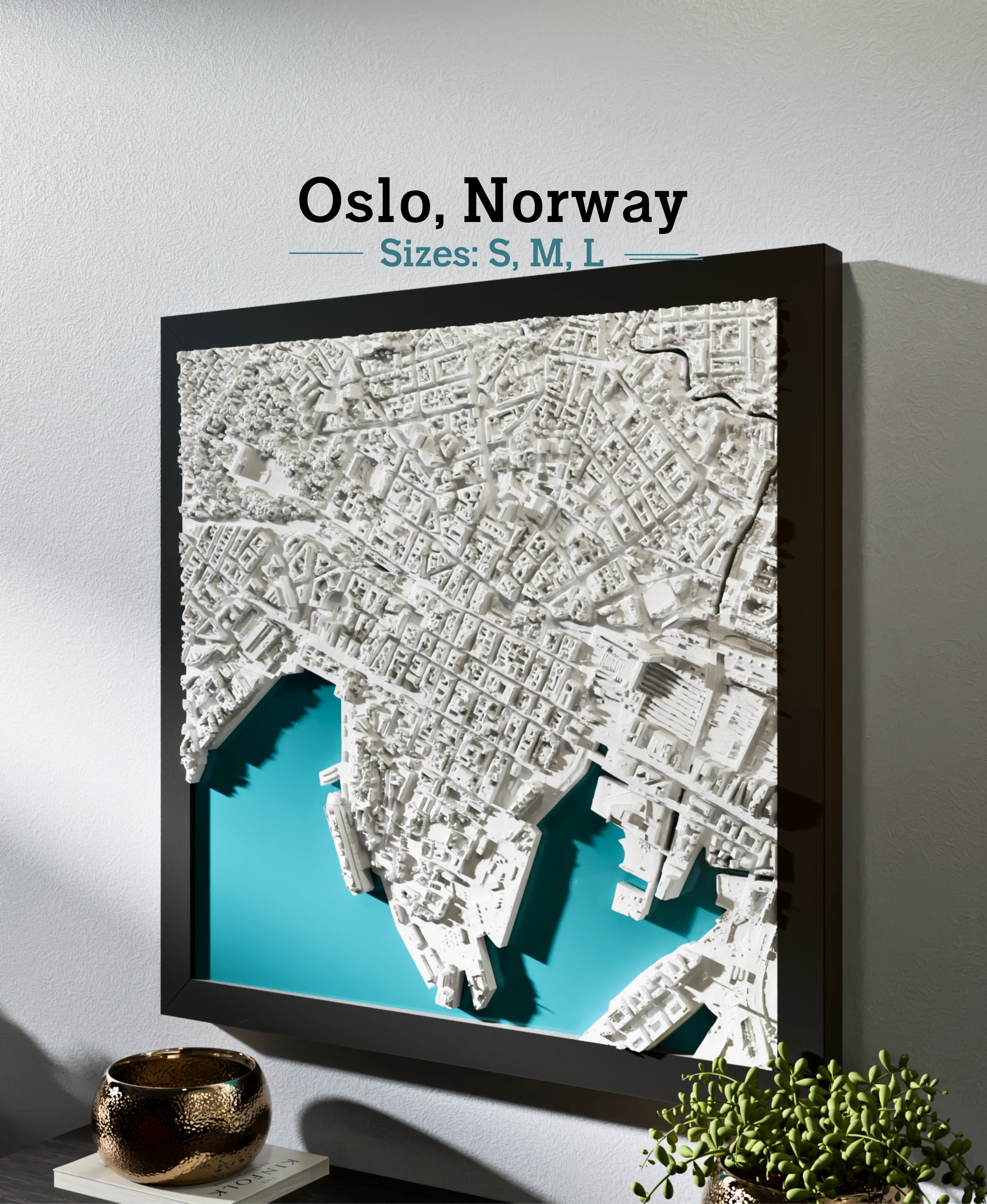 Oslo, Norway - S, M, L, & XL 3d model