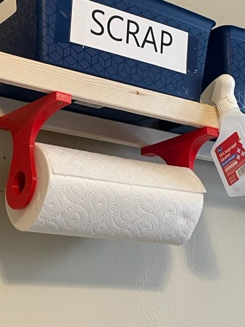 Simple Paper Towel Holder 3d model