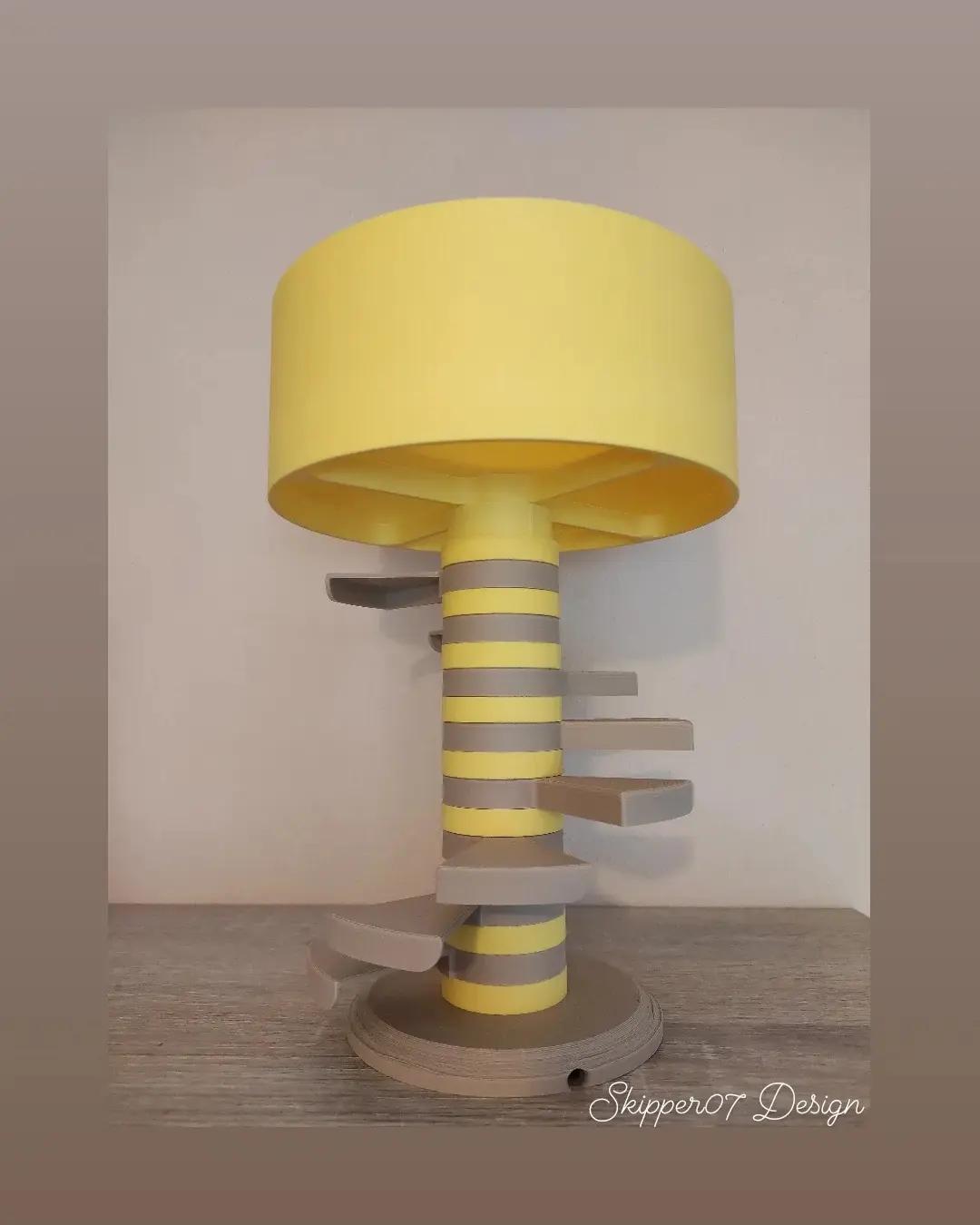 Lamp With little stairs 3d model
