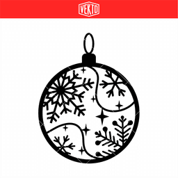 Snowflake Ornament STL 3d model