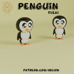 CUTE FLEXI PENGUIN 3d model