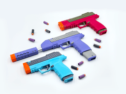 Znc Aus - Powerful Mag-Fed Dart Blaster Pistol 3d model