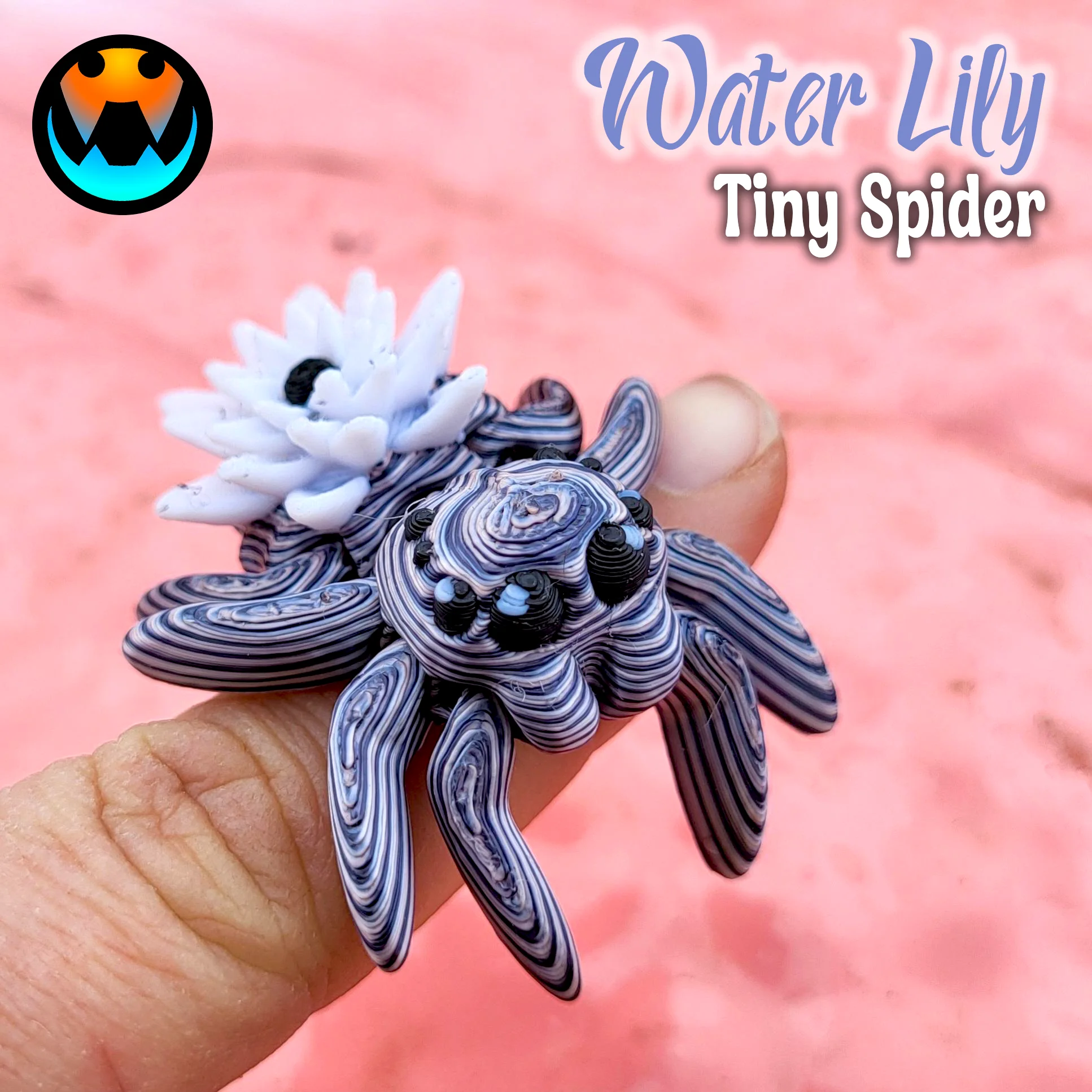 Tiny Water Lily Spider 3d model