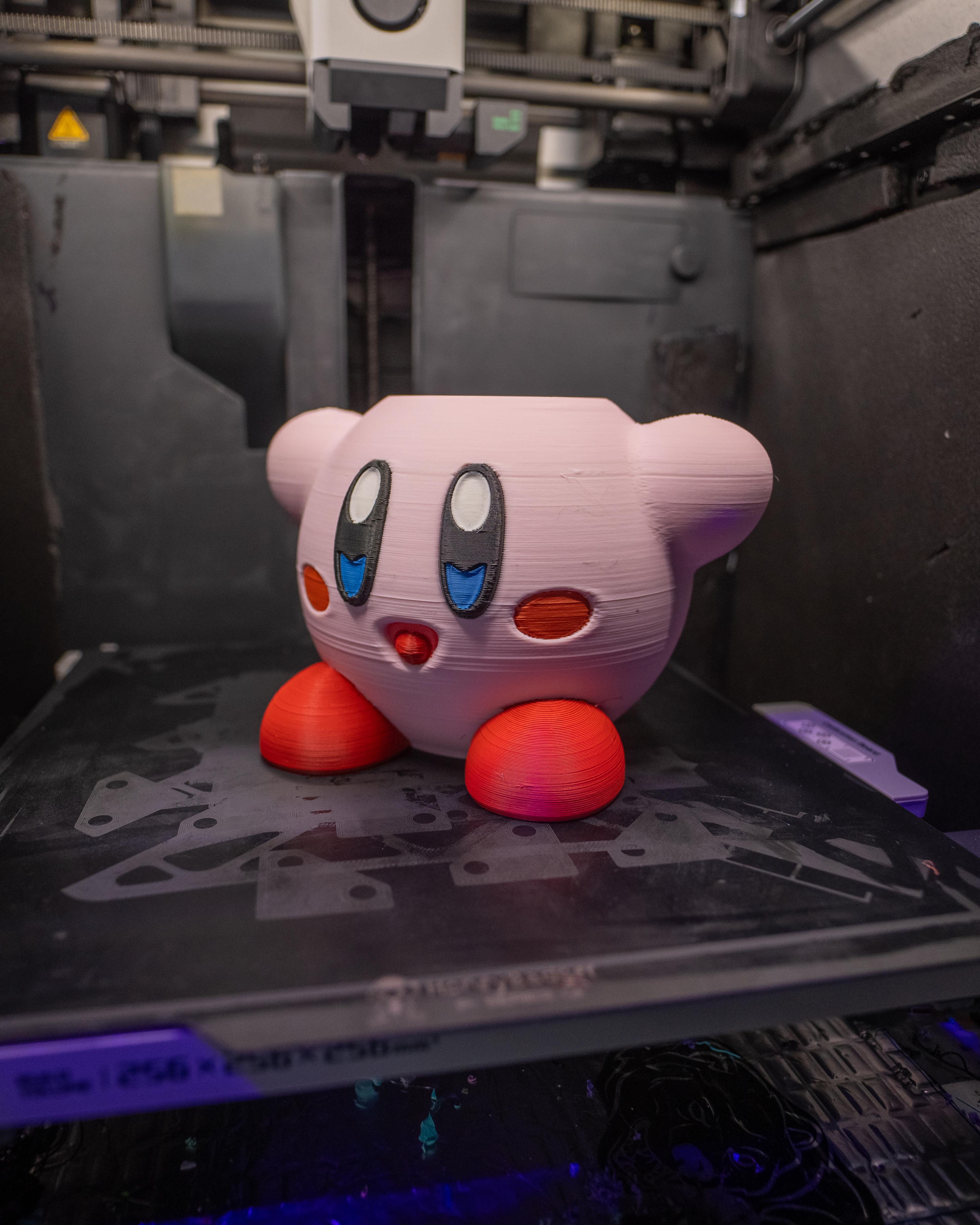 Kirby Can Cup - 12oz Can Holder 3d model