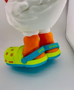 Grocs Shoes & Bucket Hat Goose Gear for Porch Goose 3d model