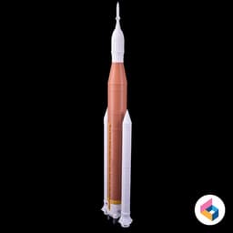 SLS Space Launch System Block 1 3d model