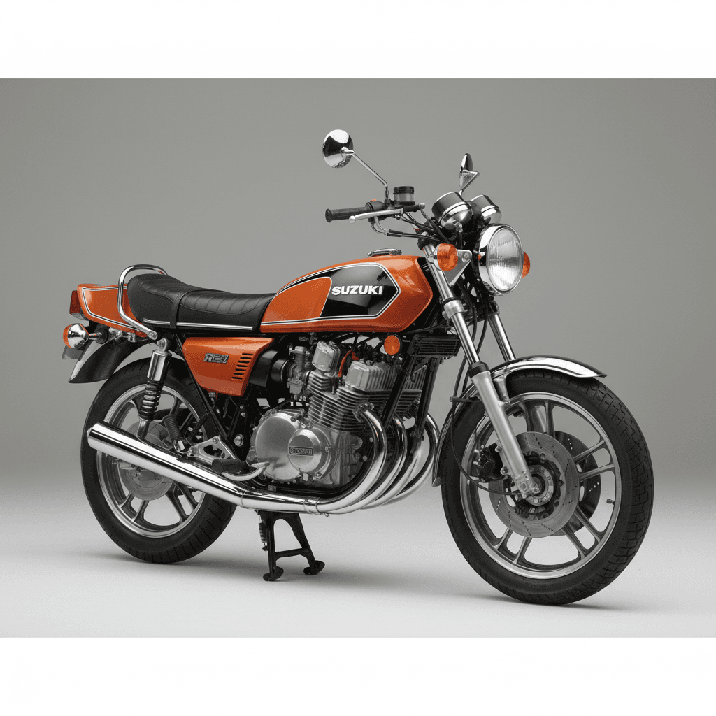 Suzuki RE5 Rotary Engine Motorcycle 3d model