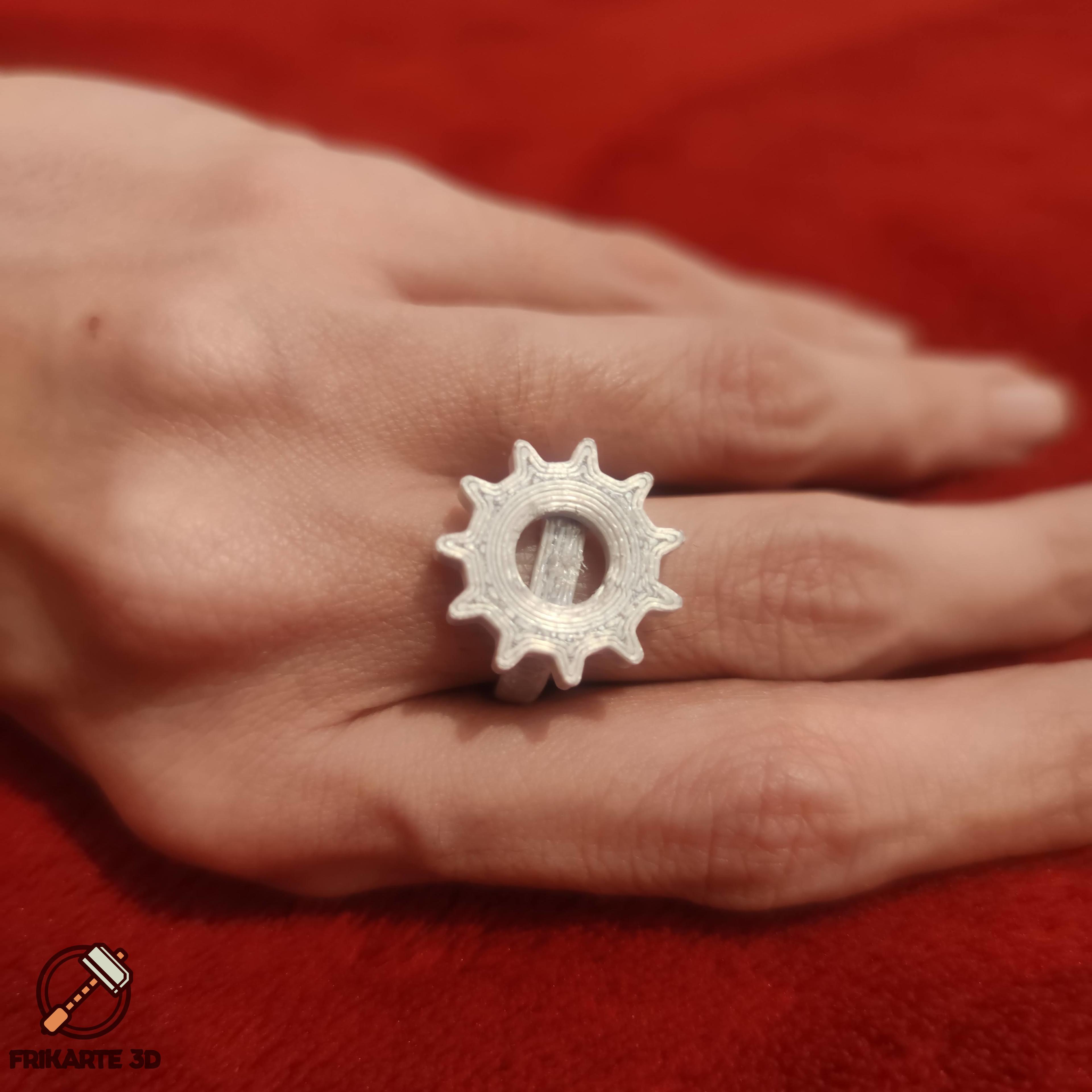 Gear Ring ⚙💍 3d model